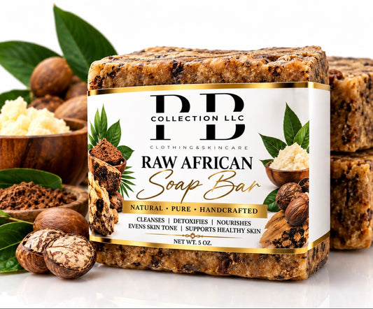 Raw African Black Soap Bar
